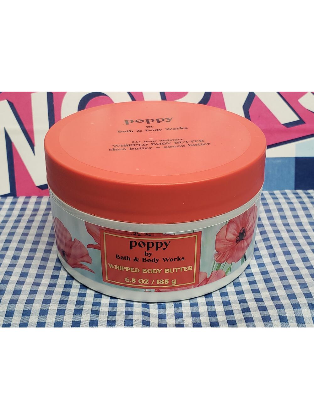 BBW Poppy 24+ Hour Moisture Whipped Body Butter Shea & Cocoa Butter